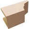 Ekena Millwork 6in. W x 6in. H x 12in. L Monterey Woodgrain TimberThane Rafter Tail, Primed Tan RFTUR06X06X12MONRCPR - alternate 6